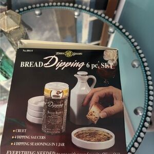 Elegant White Angel Ornament,Sue Ellen figurine,candle set,bread dipping set new